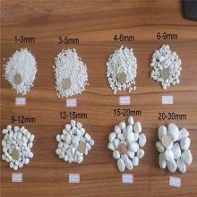 靈壽縣瑪琳礦產品加工廠 營口瑪琳白色碎石，為綠化園林添一抹純凈雅致